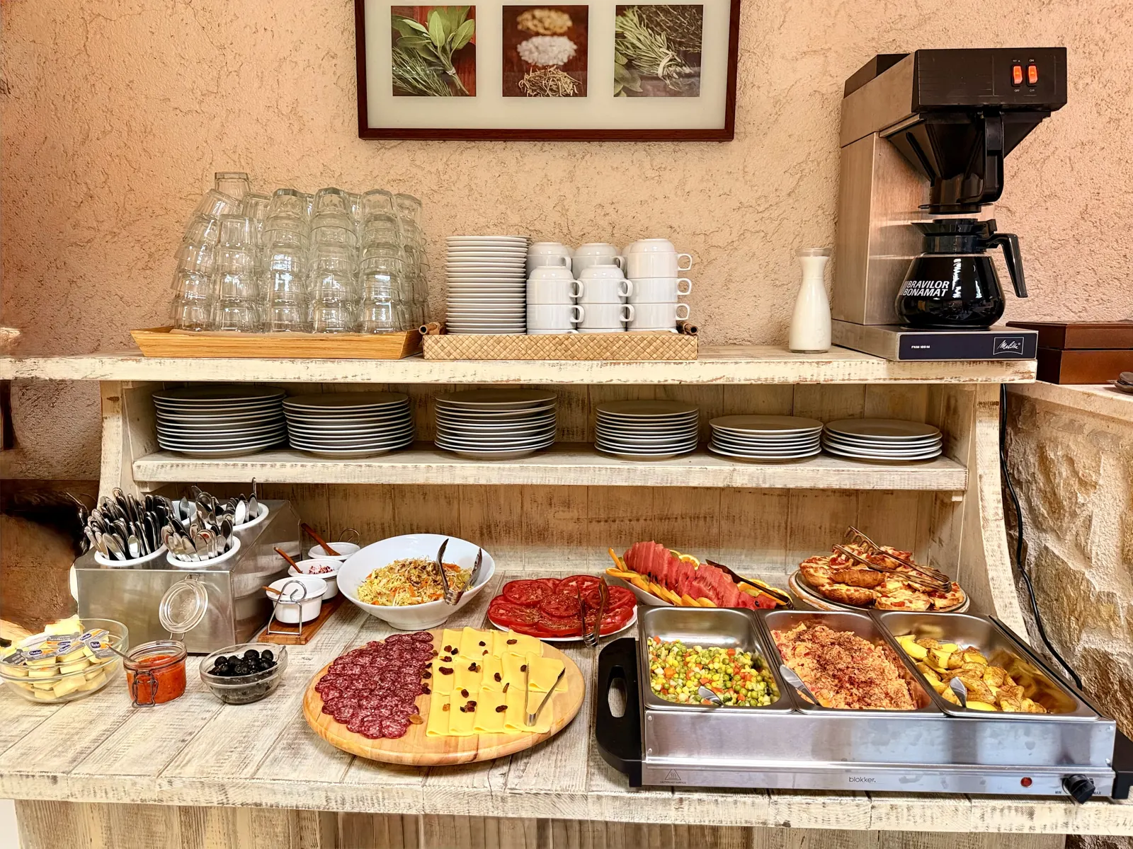 Breakfast buffet